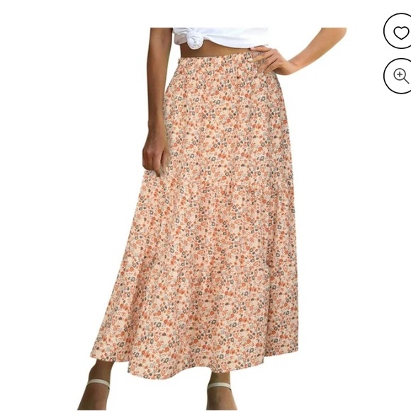 New Luna Moon Floral Maxi Skirt - Picture 14 of 16